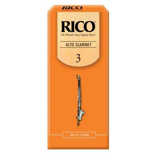 Rico Eb Clarinet Reeds, Box of 25